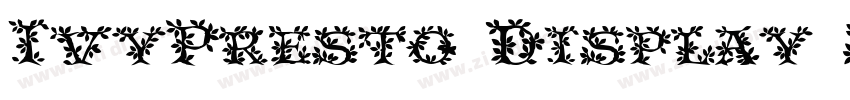 IvyPresto Display Se字体转换